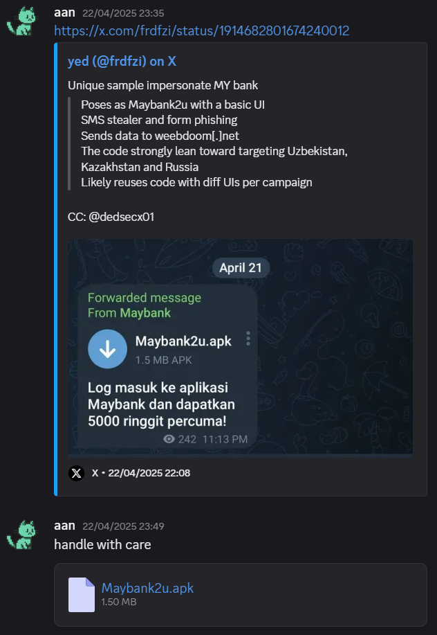 Malware Sample Discovery